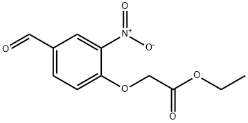 Ethyl 2-(4-forMyl-2-nitrophenoxy)acetate Struktur