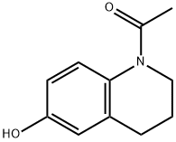 1-(6-Hydroxy-3,4-dihydroquinolin-1(2H)-yl)ethanone Struktur