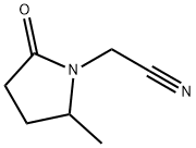 1-Pyrrolidineacetonitrile,2-methyl-5-oxo-(9CI) Struktur