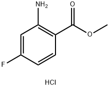 Methyl 2-aMino-4-fluorobenzoate hydrochloride Struktur