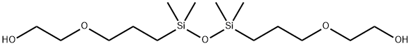 1,3-BIS(3-(2-HYDROXYETHOXY)PROPYL)TETRAMETHYLDISILOXANE, 95% Struktur