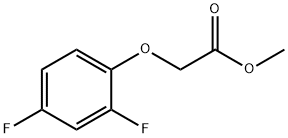 (2,4-Difluorophenoxy)acetic Acid Methyl Ester Struktur