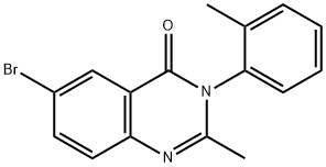 6-BroMo-2-Methyl-3-(o-tolyl)quinazolin-4(3H)-one Struktur