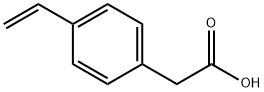 4-Vinylbenzeneacetic acid Struktur