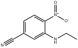 3-(ethylaMino)-4-nitrobenzonitrile Struktur