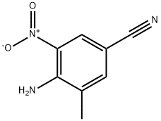 4-aMino-3-Methyl-5-nitro-benzonitrile Struktur