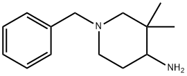 1-Benzyl-3,3-diMethyl-piperidin-4-aMine Struktur