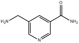 3-Pyridinecarboxamide,5-(aminomethyl)-(9CI) Struktur