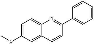 2-Phenyl-6-Methoxyquinoline Struktur