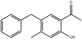 1-(5-Benzyl-2-hydroxy-4-Methylphenyl)ethanone Struktur