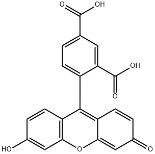 1,3-Benzenedicarboxylic acid, 4-(6-hydroxy-3-oxo-3H-xanthen-9-yl)-