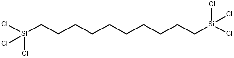 1,10-BIS(TRICHLOROSILYL)DECANE, tech-95 Struktur