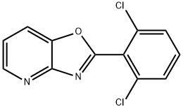 2-(2,6-Dichlorophenyl)oxazolo[4,5-b]pyridine Struktur