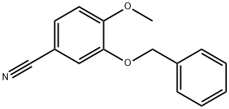 3-(Benzyloxy)-4-Methoxybenzonitrile Struktur