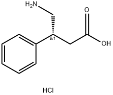 (R)-4-AMino-3-phenylbutanoic acid hydrochloride Struktur