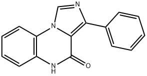 3-PhenyliMidazo[1,5-a]quinoxalin-4(5H)-one Struktur