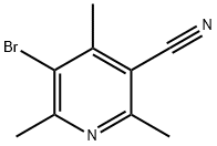 5-BroMo-2,4,6-triMethylnicotinonitrile Struktur