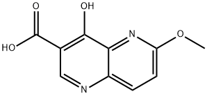 4-羥基-6-甲氧基-1,5-萘啶-3-羧酸, 53241-85-3, 結(jié)構(gòu)式