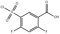 5-(chlorosulfonyl)-2,4-difluorobenzoic acid price.