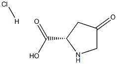 (S)-4-Oxopyrrolidine-2-carboxylic acid hydrochloride Struktur