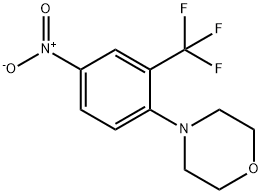 2-Morpholino-5-nitrobenzotrifluoride Struktur