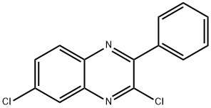 3,6-Dichloro-2-phenylquinoxaline Struktur