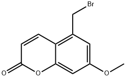 5-(BroMoMethyl)-7-Methoxy-2H-chroMen-2-one Struktur