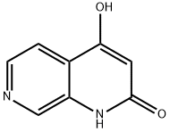 4-Hydroxy-1,7-naphthyridin-2(1H)-one Struktur