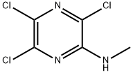 3,5,6-TRICHLORO-N-METHYLPYRAZIN-2-AMINE Struktur