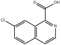 7-chloroisoquinoline-1-carboxylic acid Struktur