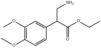 ethyl 3-aMino-2-(3,4-diMethoxyphenyl)propanoate Struktur