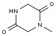 1 - Methylpiperazine - 2,5 - dione Struktur