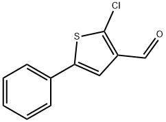 2-Chloro-5-phenylthiophene-3-carbaldehyde Struktur