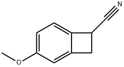 4-Methoxybenzocyclobutene-1-carbonitrile Struktur