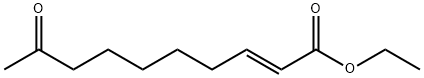 (E)-ethyl 9-oxodec-2-enoate Struktur