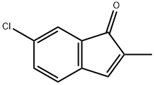 6-Chloro-2-Methyl-1H-inden-1-one Struktur