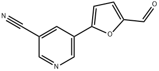 5-(5-ForMylfuran-2-yl)nicotinonitrile Struktur