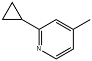 2-cyclopropyl-4-Methylpyridine Struktur