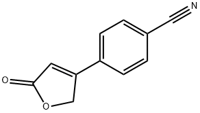 4-(5-Oxo-2,5-dihydrofuran-3-yl)benzonitrile Struktur