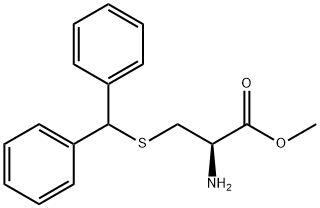 (R)-Methyl 2-aMino-3-(benzhydrylthio)propanoate Struktur