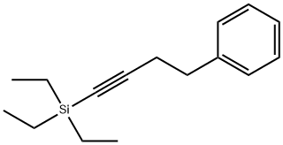 Silane, triethyl(4-phenyl-1-butynyl)- Struktur