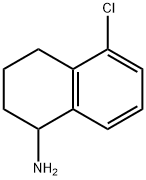 5-chloro-1,2,3,4-tetrahydronaphthalen-1-aMine Struktur