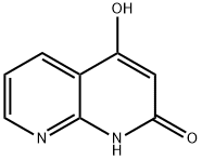 4-Hydroxy-1,8-naphthyridin-2(1H)-one Struktur