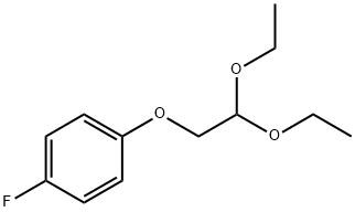 (4-Fluorophenoxy)acetaldehyde Diethyl Acetal Struktur