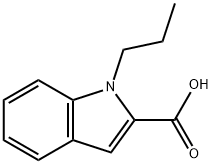 1-propyl-1H-indole-2-carboxylic acid Struktur