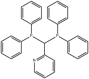 2-[Bis(diphenylphosphino)Methyl]pyridine Struktur