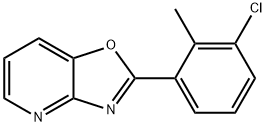 2-(3-Chloro-2-Methylphenyl)oxazolo[4,5-b]pyridine Struktur