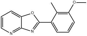 2-(3-Methoxy-2-Methylphenyl)oxazolo[4,5-b]pyridine Struktur