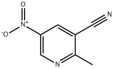 2-Methyl-5-nitronicotinonitrile Struktur