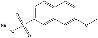 sodiuM 7-Methoxynaphthalene-2-sulfonate Struktur